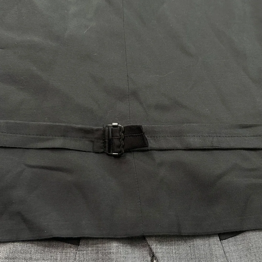 Rag & Bone Vest Hand Tailored New York Black L Quiet Luxury with dust bag  flaw